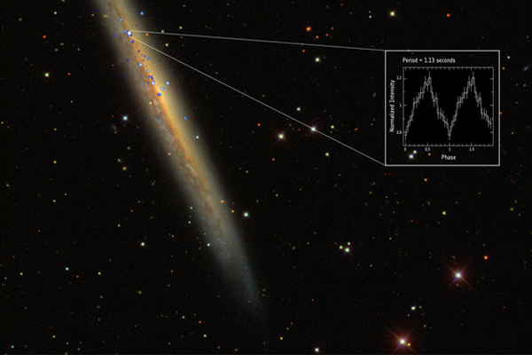 NGC 5907 Brightedt Pulsar Ever